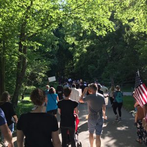 College Town Protest March, David B. Coe