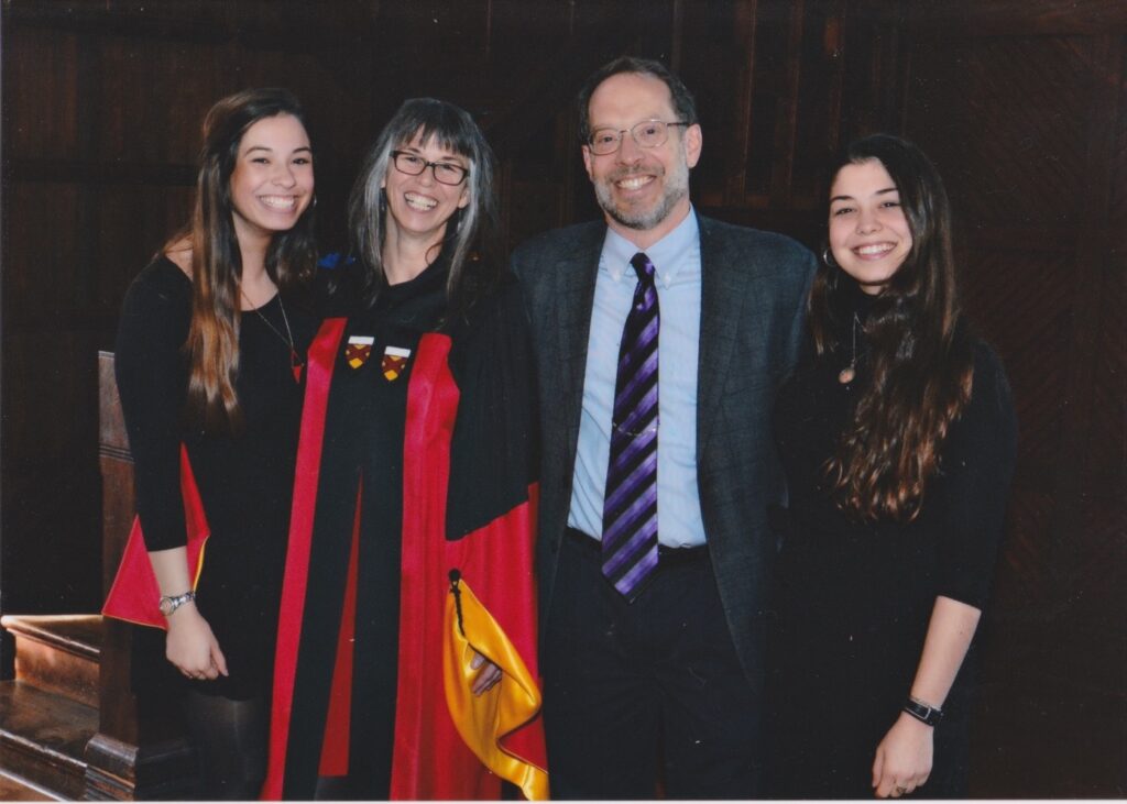 Family at Provost Installation